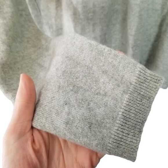 Monoprix Womens Cashmere Sweater Size M Quiet Luxury Classic Coastal Grandma - Picture 4 of 7